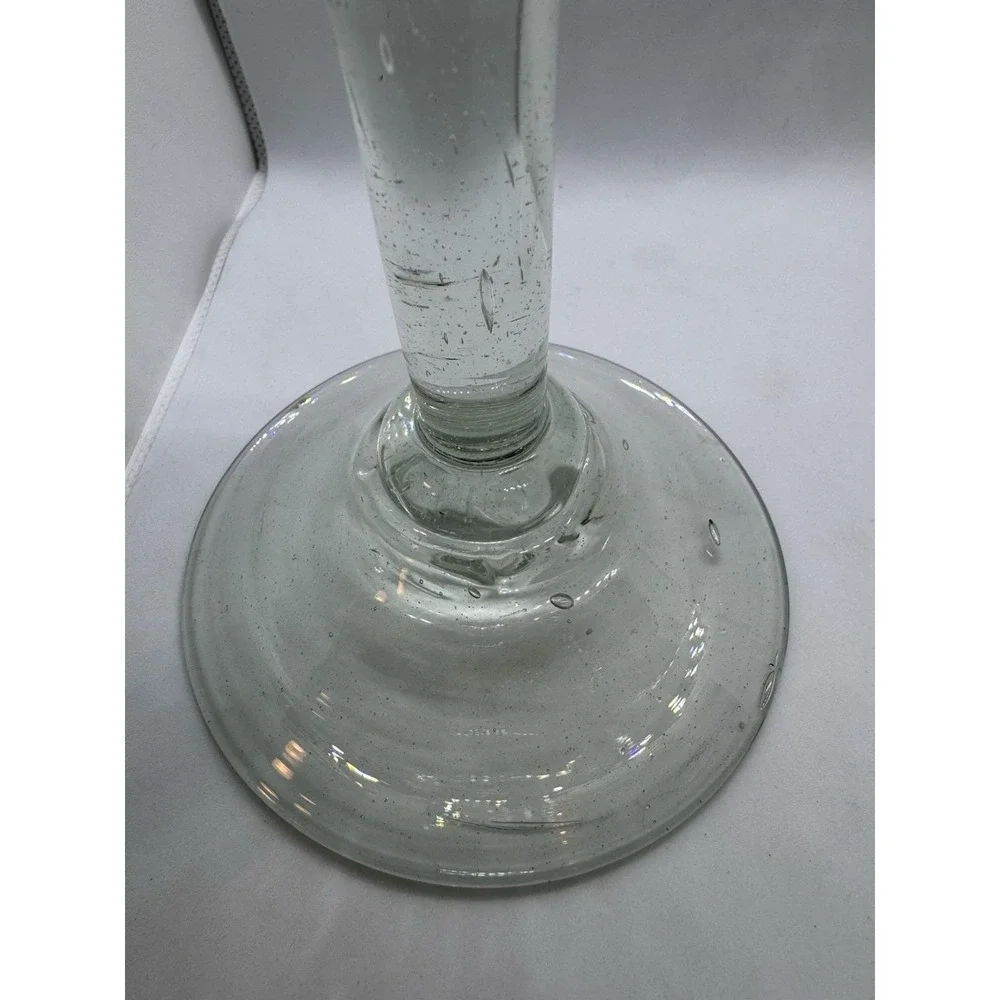 VTG Handblown Mexican Recycled Glass Wine Goblets Set of 2 – Confetti Band